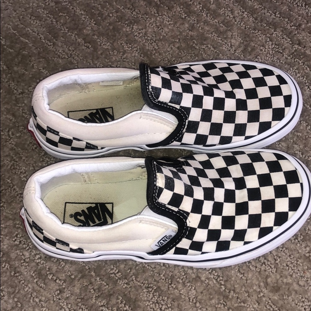 Kids Checkered Vans